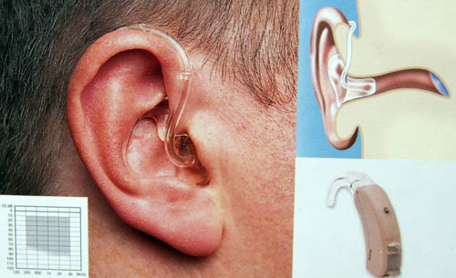 заушный слуховой аппарат, карманный слуховой аппарат 